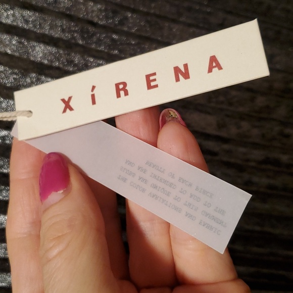 NWoT Sirena silver pleated skirt - Picture 2 of 5